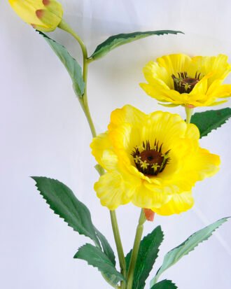 Artificial Flower 19*12*56cm Open ranunculus*3 GS-12819001-Y1