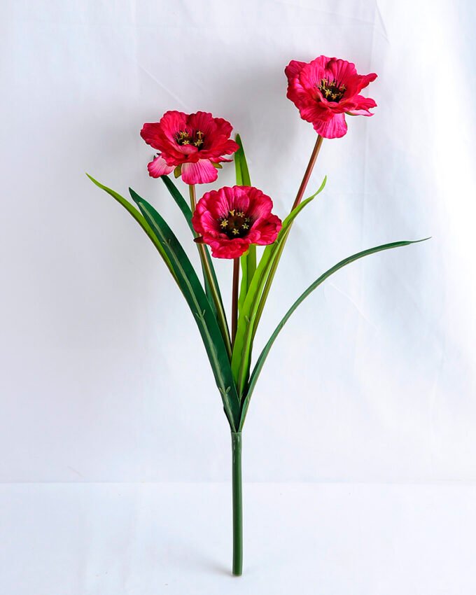 Artificial Flower 29*28*45cm Open ranunculus*3 GS-12819002-R2