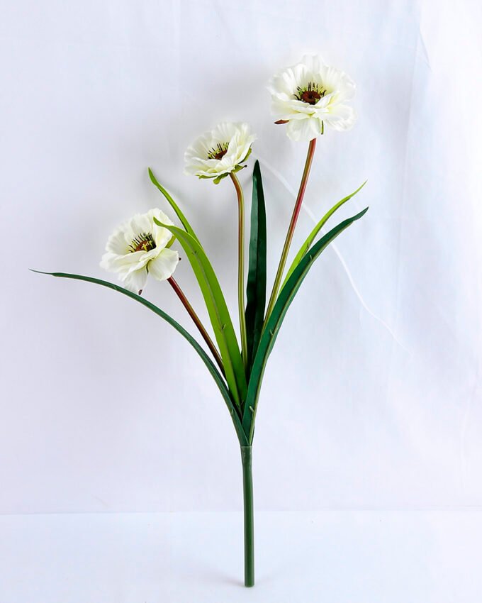 Artificial Flower 29*28*45cm Open ranunculus*3 GS-12819002-W1 1 Artificial Flower 29*28*45cm Open ranunculus*3 GS-12819002-W1