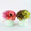 Artificial Flower H:15cm Rose  in Glassware GS-6660582-G1