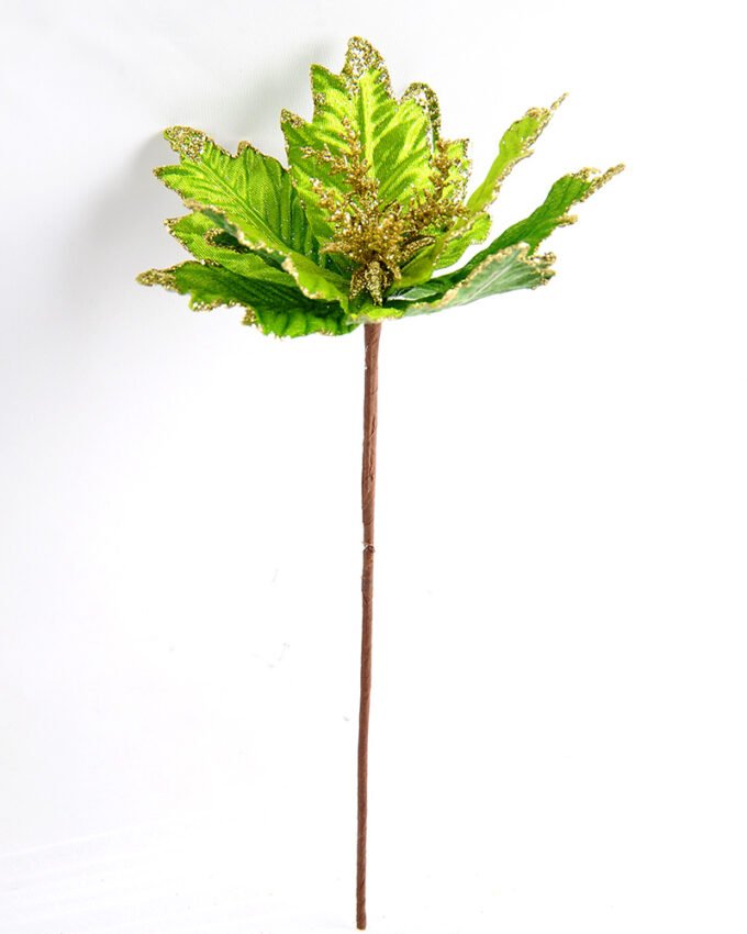 Artificial Flower 19*43CM Single Christmas flower(Bling) GS-33518019-B1