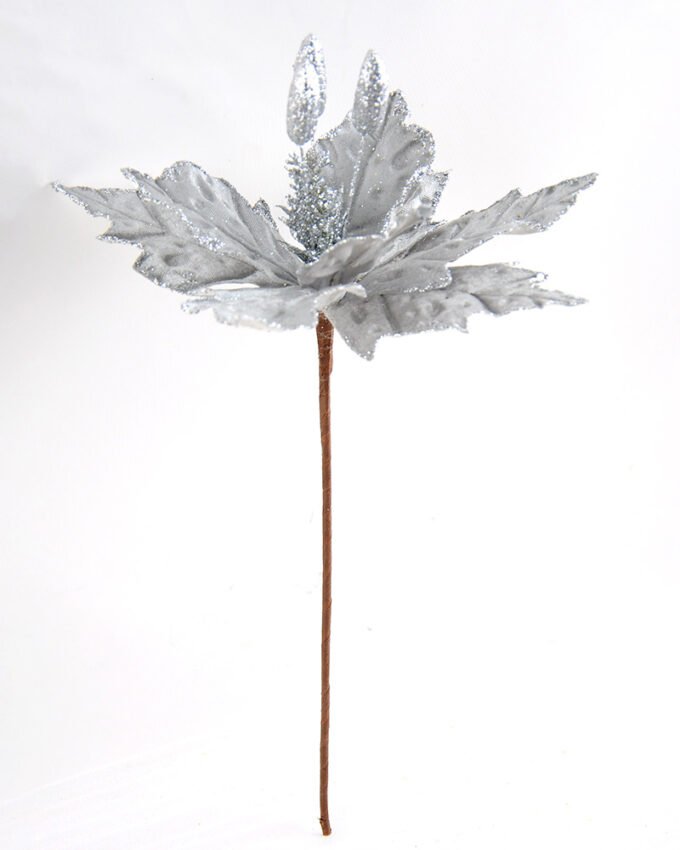 Artificial Flower 22*44CM Single Christmas flower(Bling) GS-33518020-R1