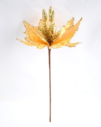 Artificial Flower 22*44CM Single Christmas flower(Bling) GS-33518020-Y1