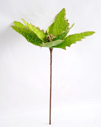 Artificial Flower 22*46.5CM Single Christmas flower(Bling) GS-33518025-G1