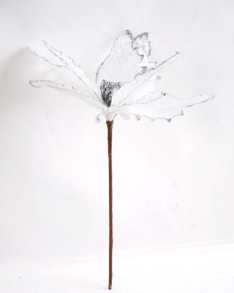 Artificial Flower 22*46.5CM Single Christmas flower(Bling) GS-33518025-R1