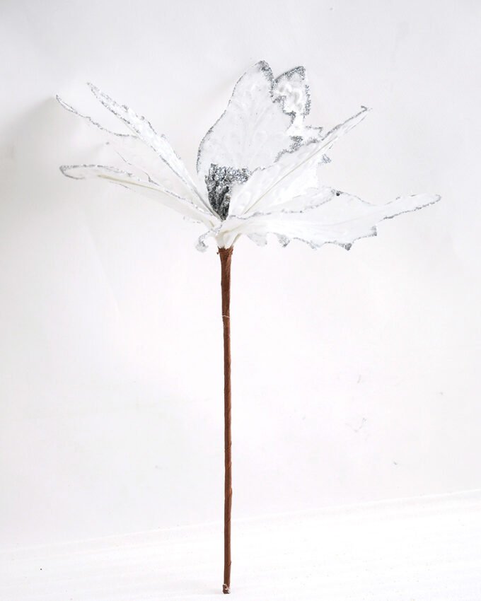 Artificial Flower 22*46.5CM Single Christmas flower(Bling) GS-33518025-R1