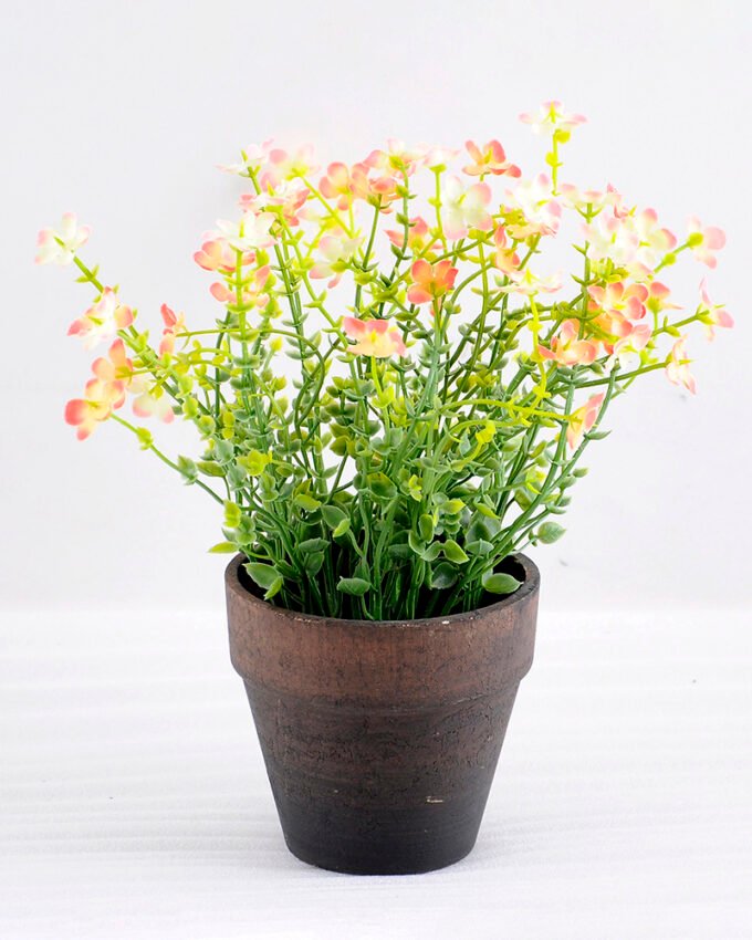 Artificial Flower 21*21*22cm Wild flower in paper pot GS-03318045-O1