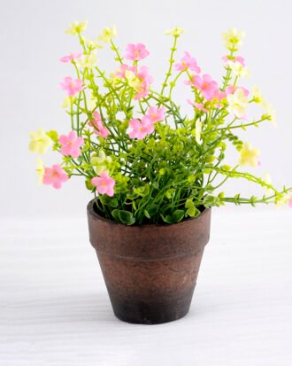 Artificial Flower 21*21*22cm Wild flower in paper pot GS-03318045-P1