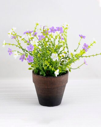 Artificial Flower 21*21*22cm Wild flower in paper pot GS-03318045-Z1