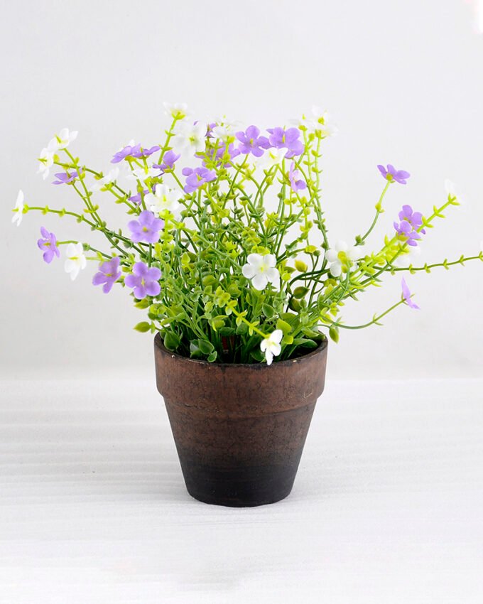 Artificial Flower 21*21*22cm Wild flower in paper pot GS-03318045-Z1