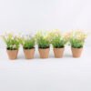 Artificial Flower 21*21*22cm Wild flower in paper pot GS-03318045RBC-G1