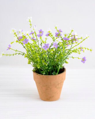 Artificial Flower 21*21*22cm Wild flower in paper pot GS-03318045RBC-Z1