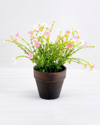Artificial Flower 21*21*22cm Wild flower in paper pot GS-03318045