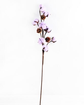 Artificial Flower 111*8*78cm pine cone + Cotton bush*4 GS-33518013-Z1