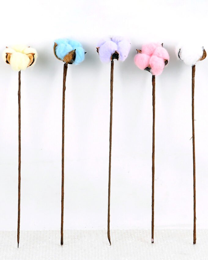 Artificial Flower 5*5*35cm single cotton branch GS-33518001