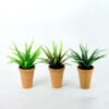 Artificial Plant H:28cm Aloe in paper pot GS-6660629-G2