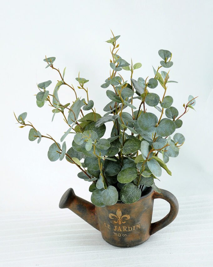 Artificial Plant H:38CM Eucalyptus Cement pot GS-6660641