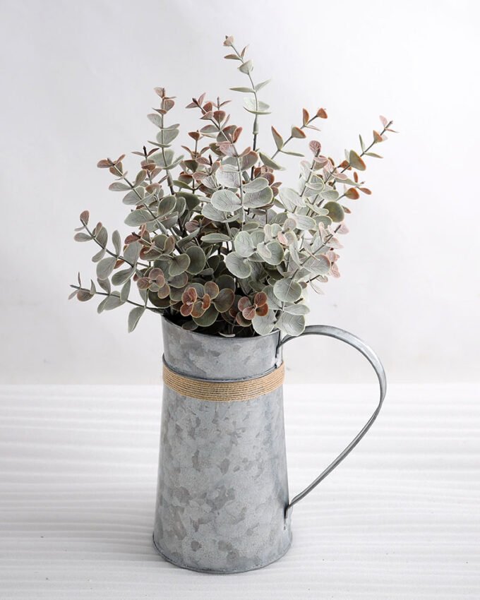 Artificial Plant 24*22*39cm Eucalyptus in metal pot GS-03318202-G1