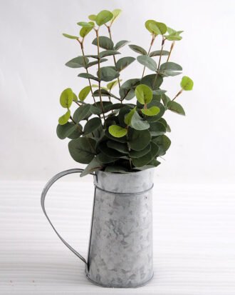 Artificial Plant 26*20*41cm Eucalyptus in metal pot GS-03318203-G1 Potted Flowers&Plants YeahFlower is one of Chinese leading OEM manufacturers and exporters , supplying the silk flowers, wholesale artificial trees Artificial Plant 26*20*41cm Eucalyptus in metal pot GS-03318203-G1