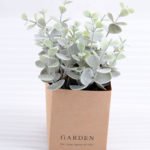Artificial Plant 12*12*18cm Eucalyptus in paper pot GS-03318106