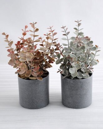 Artificial Plant 16*16*25cm Eucalyptus in plastic pot GS-03318170-K1