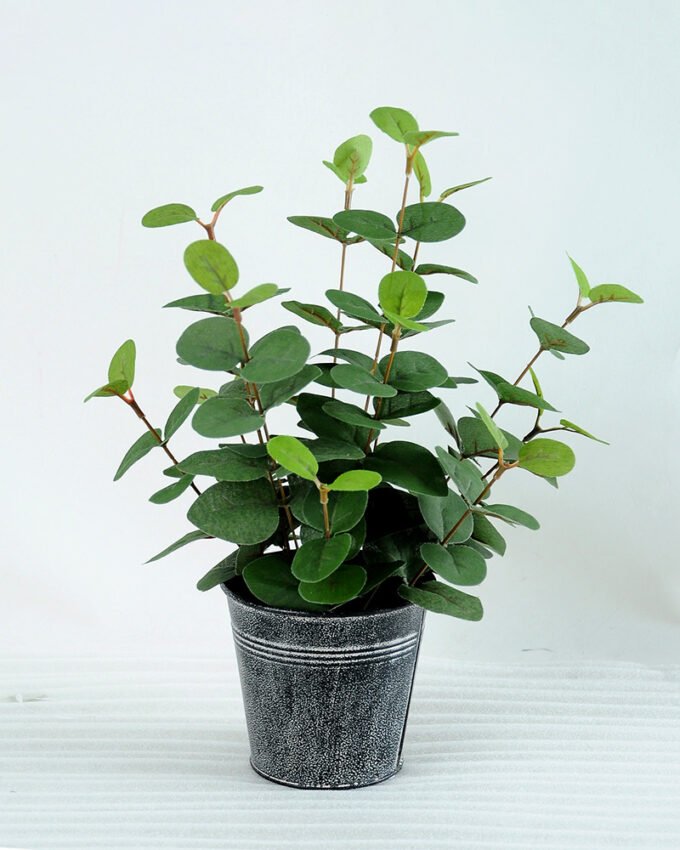 Artificial Plant H:34CM Eucalytus in metal pot GS-6660588