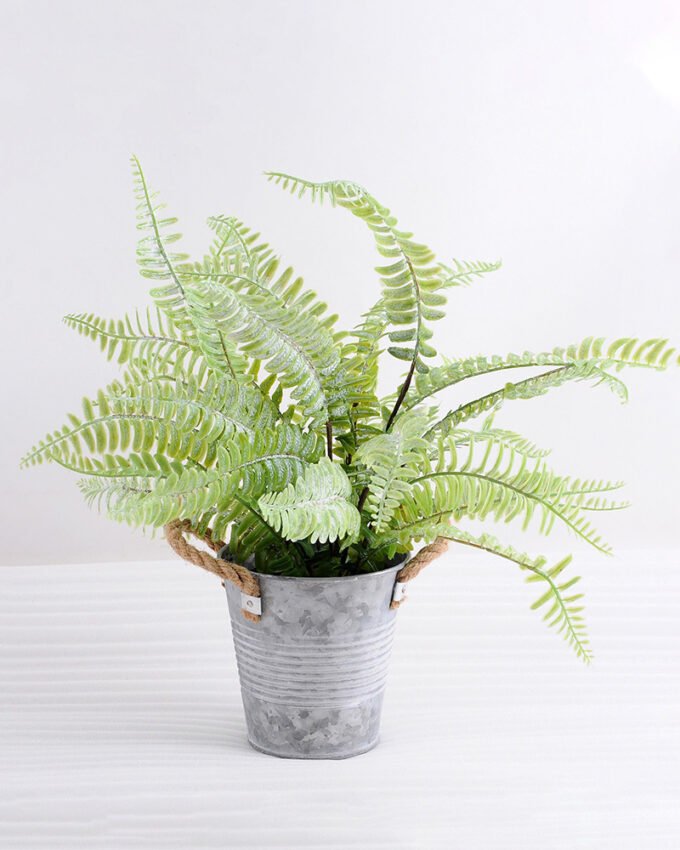 Artificial Plant 38*38*38cm Ferns in metal pot GS-03318082