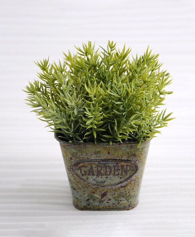 Artificial Plant 13*13*14.5cm Grass in Metal pot GS-03318193