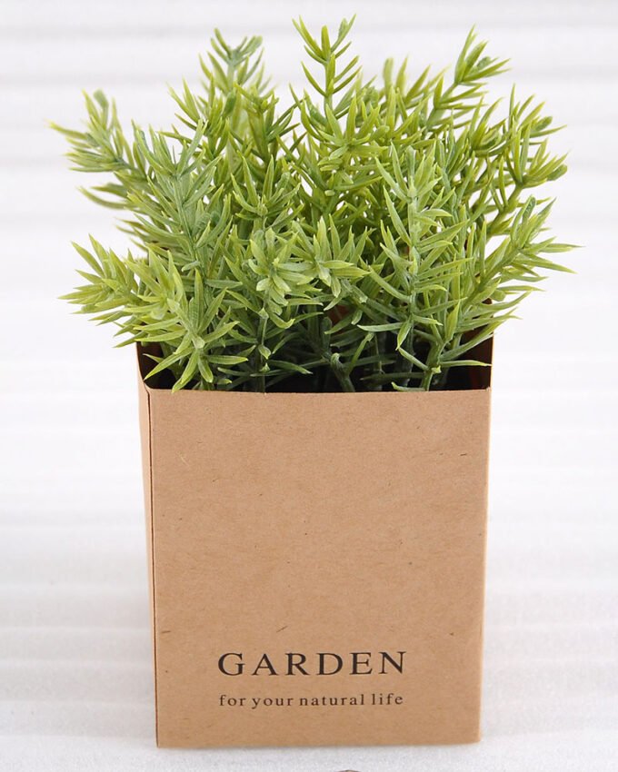 Artificial Plant 8*7*15cm Grass in PaPer wraP Pot GS-03318150