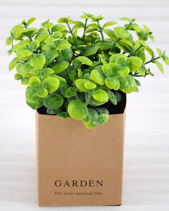Artificial Plant 15*15*16cm Grass in PaPer wraP Pot GS-03318173