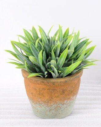 Artificial Plant H:14.5cm Grass in Paper pulp pot GS-6660689