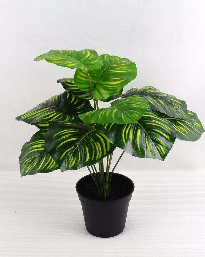 Artificial Plant 39*39*43cm Green leaf in plastic pot GS-03318153 1 Artificial Plant 39*39*43cm Green leaf in plastic pot GS-03318153