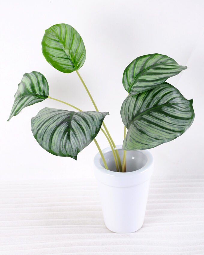 Artificial Plant H:34cm Leaf in Ceramic pot GS-6660683