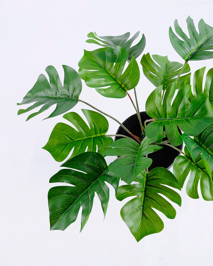Artificial Plant 30*30*30cm Monstera in Metal pot  GS-66618003