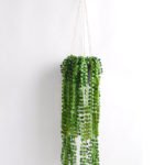 Artificial Plant 14*14*75cm  Round leaf garland in plsatic pot GS-03318164-G2