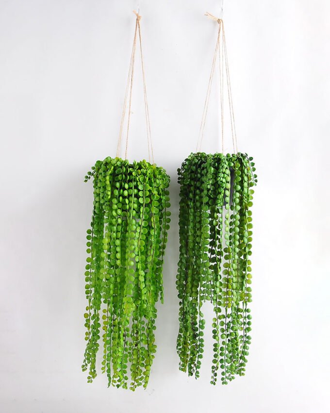 Artificial Plant 14*14*75cm  Round leaf garland in plsatic pot GS-03318164-G2