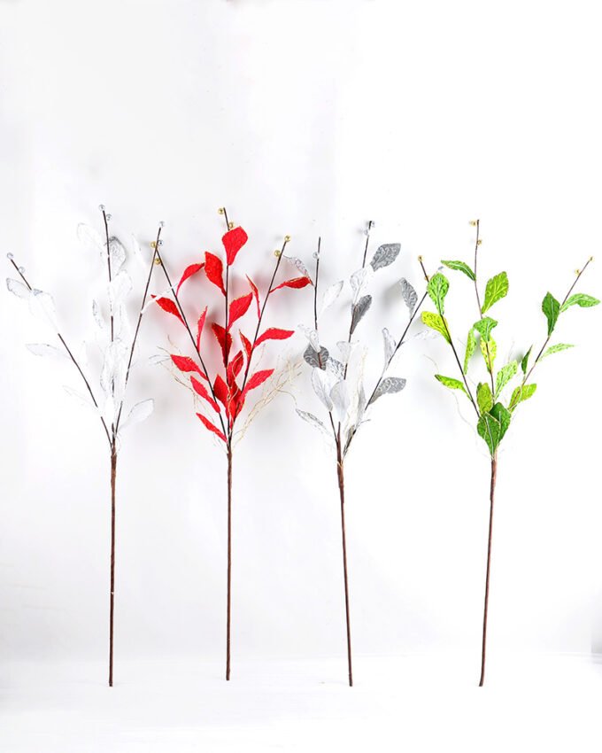 Artificial Plant 18*95CM Single Christmas flower(Bling) GS-33518026-G1