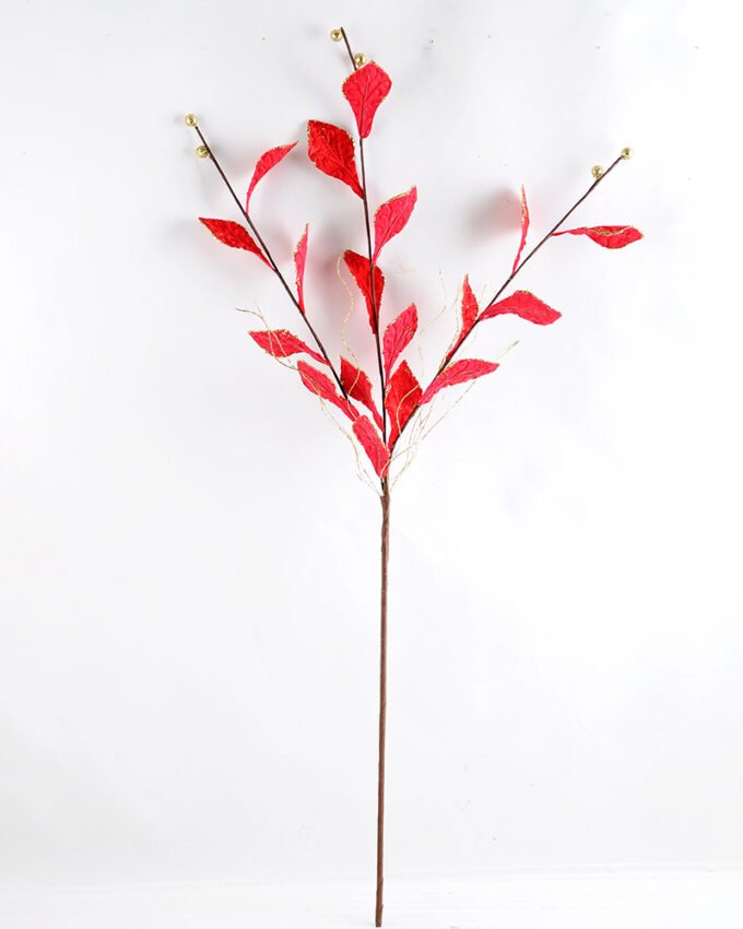 Artificial Plant 18*95CM Single Christmas flower(Bling) GS-33518026-R1