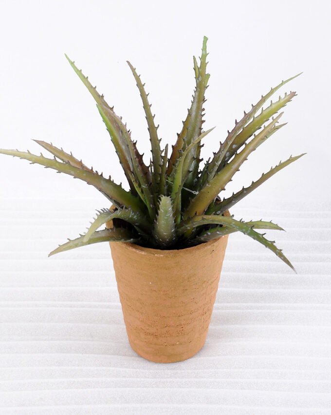 Artificial succulent H:23cm Aloe in paper pot GS-6660681