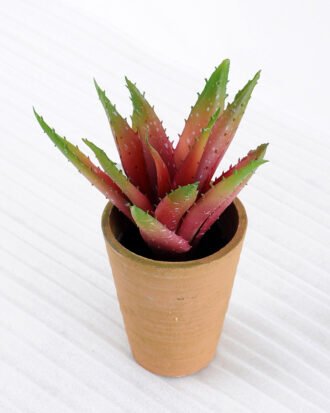 Artificial succulent H:21cm Aloe in paper pot GS-6660682