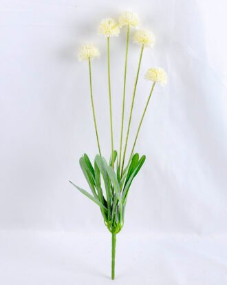 Artificial Flower 19*48cm Ball mum bush*5 GS-41119002CONTI-W1