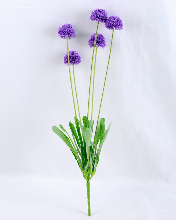Artificial Flower 19*48cm Ball mum bush*5 GS-41119002CONTI-Z2