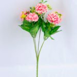 Artificial Flower 17*34cm Ball mum bush*5 GS-47419002-R1