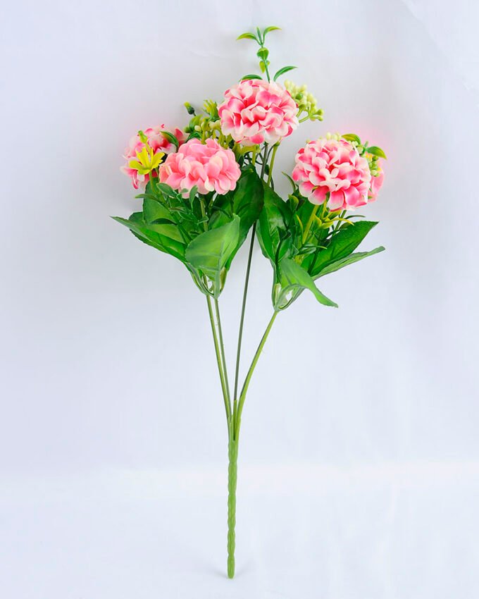 Artificial Flower 17*34cm Ball mum bush*5 GS-47419002-R1