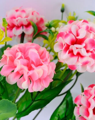 Artificial Flower 17*34cm Ball mum bush*5 GS-47419002-R1