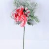 Artificial Flower 20*37CM SINGLE PINE PICKY WITH HYDRANGEA WITH FLOCKY GS-53319003-R1