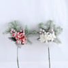 Artificial Flower 20*36CM SINGLE PINE PICKY WITH LILY  WITH FLOCKY GS-53319023