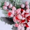 Artificial Flower 20*36CM SINGLE PINE PICKY WITH LILY  WITH FLOCKY GS-53319023