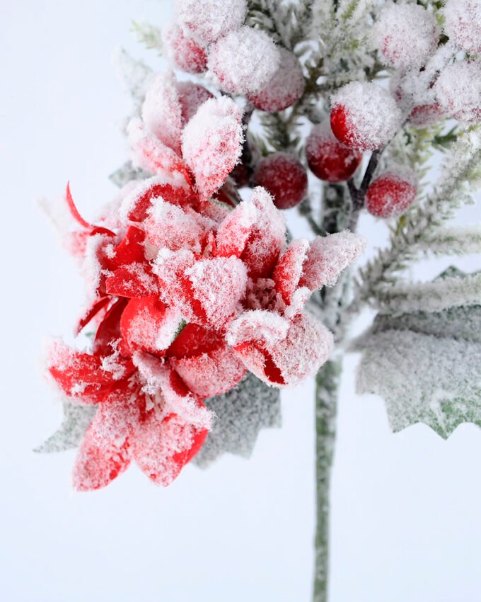 Artificial Flower 18*65CM SINGLE PINE PICKY WITH LILY  WITH FLOCKY GS-53319024-R1