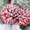 Artificial Flower 18*36CM SINGLE PINE PICKY WITH MUN  WITH FLOCKY GS-53319018-R1
